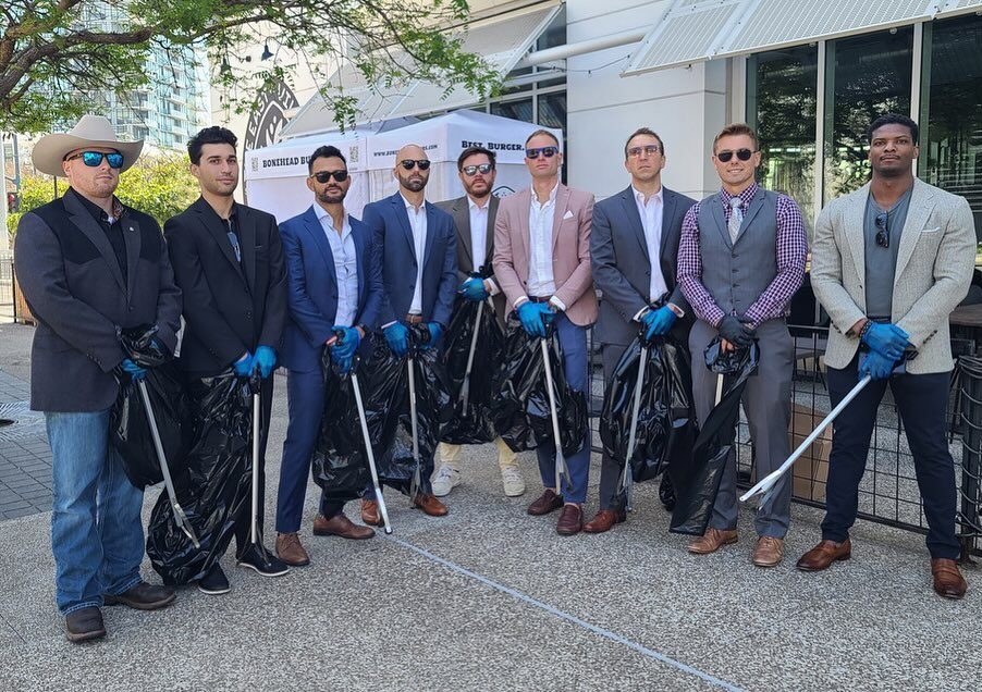 Gentlemen of San Diego's Trash Cleanup